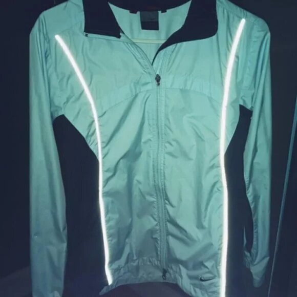 BLUE AND BLACK NIKE WINDBREAKER JACKET - Picture 4 of 6